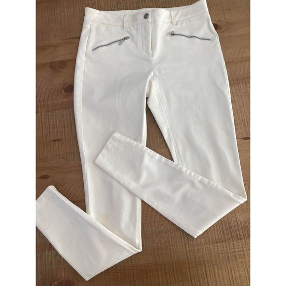 W by Worth Pants - W by Worth white skinny pants